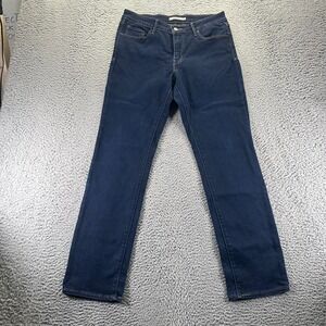 Levi's Jeans Womens 12 Blue Cotton Denim Skinny Leg Mid Rise Travel Workwear